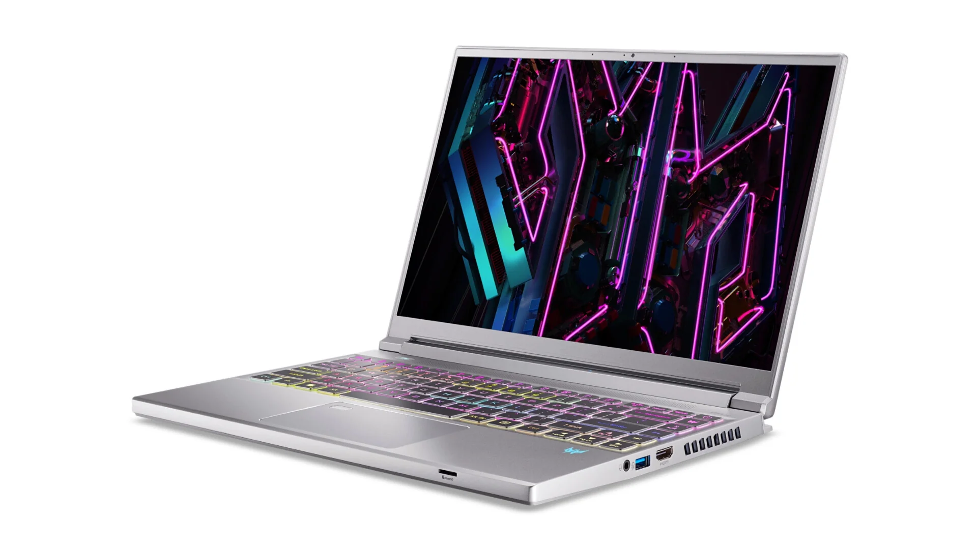 Acer Predator Triton 14 Laptop - 35.6 cm (14") - Intel® Core™ i7-13700H - 32 GB LPDDR5-SDRAM - 1 TB SSD - NVIDIA GeForce RTX 4070 - Wi-Fi 6E - Windows 11 Home - Silver - Image 3
