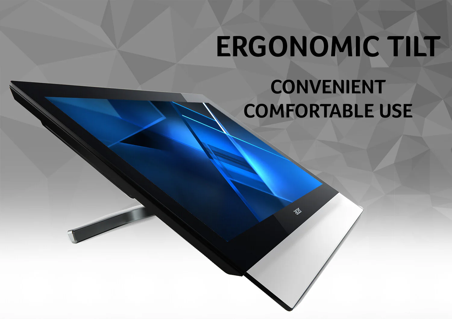 Acer T2 T232HLA - 58.4 cm (23") - 1920 x 1080 pixels FHD LED Touchscreen Monitor - Image 5