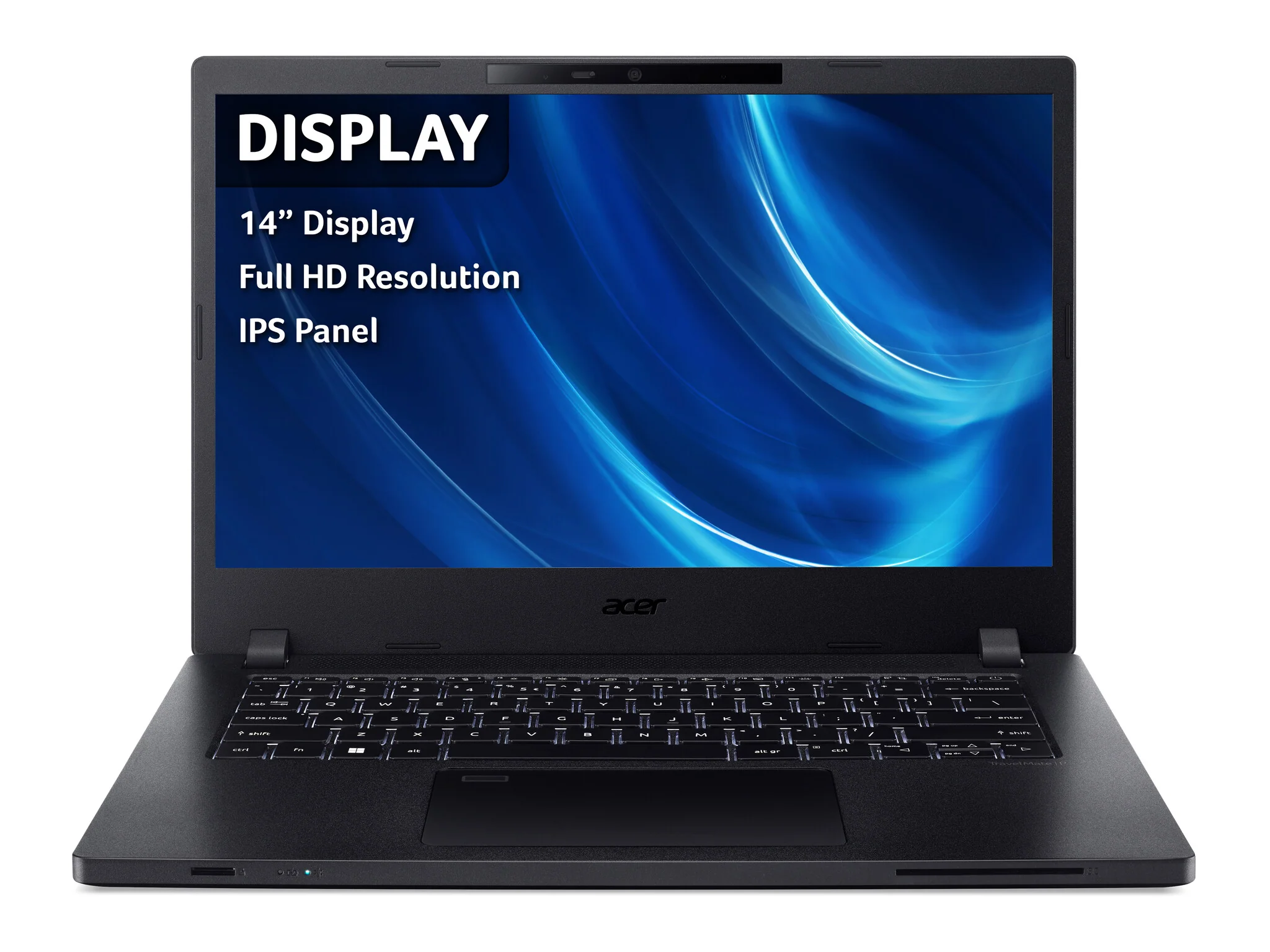 Acer TravelMate P2 Laptop - 35.6cm (14") - Intel® Core™ i5-1235U - 16 GB DDR4-SDRAM - 512 GB SSD - Wi-Fi 6 - Windows 11 Pro - Black - Image 5