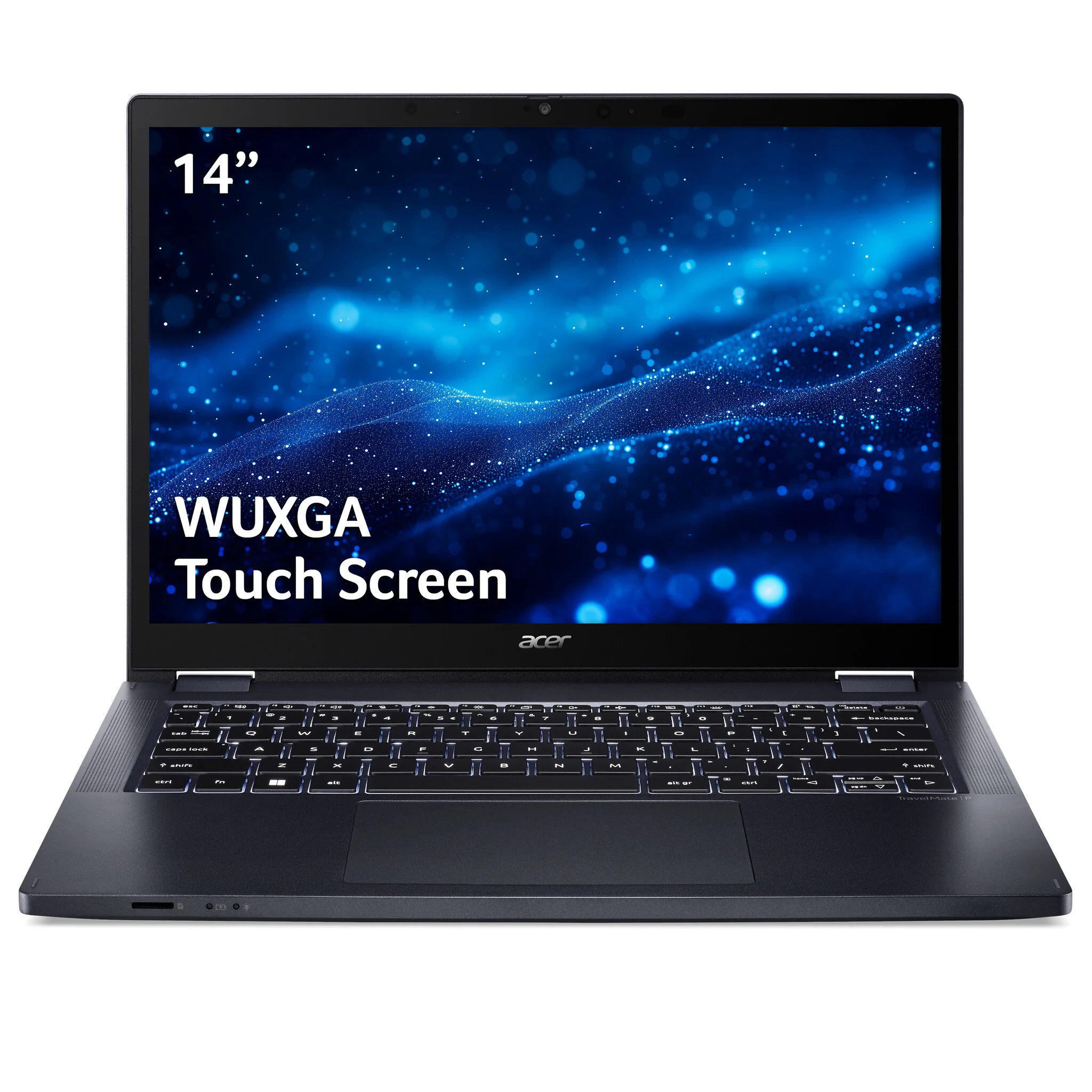 Acer TravelMate P4 Spin 14 Hybrid (2-in-1) - 35.6 cm (14") - Touchscreen - Intel® Core™ i5-1335U - 16 GB DDR4-SDRAM - 512 GB SSD - Wi-Fi 6E - Windows 11 Pro - Black