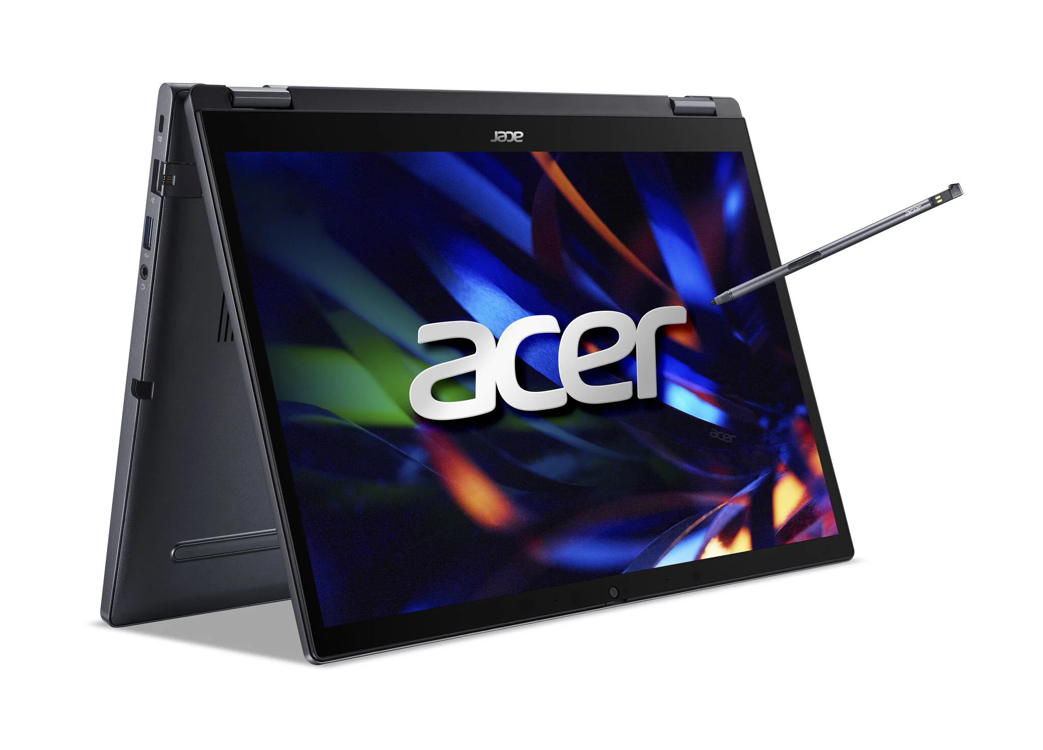 Acer TravelMate P4 Spin - 35.6 cm (14") - Touchscreen - Intel® Core™ i7-1355U - 16 GB DDR4-SDRAM - 512 GB SSB -  Wi-Fi 6E -  Windows 11 Pro - Blue - Image 6