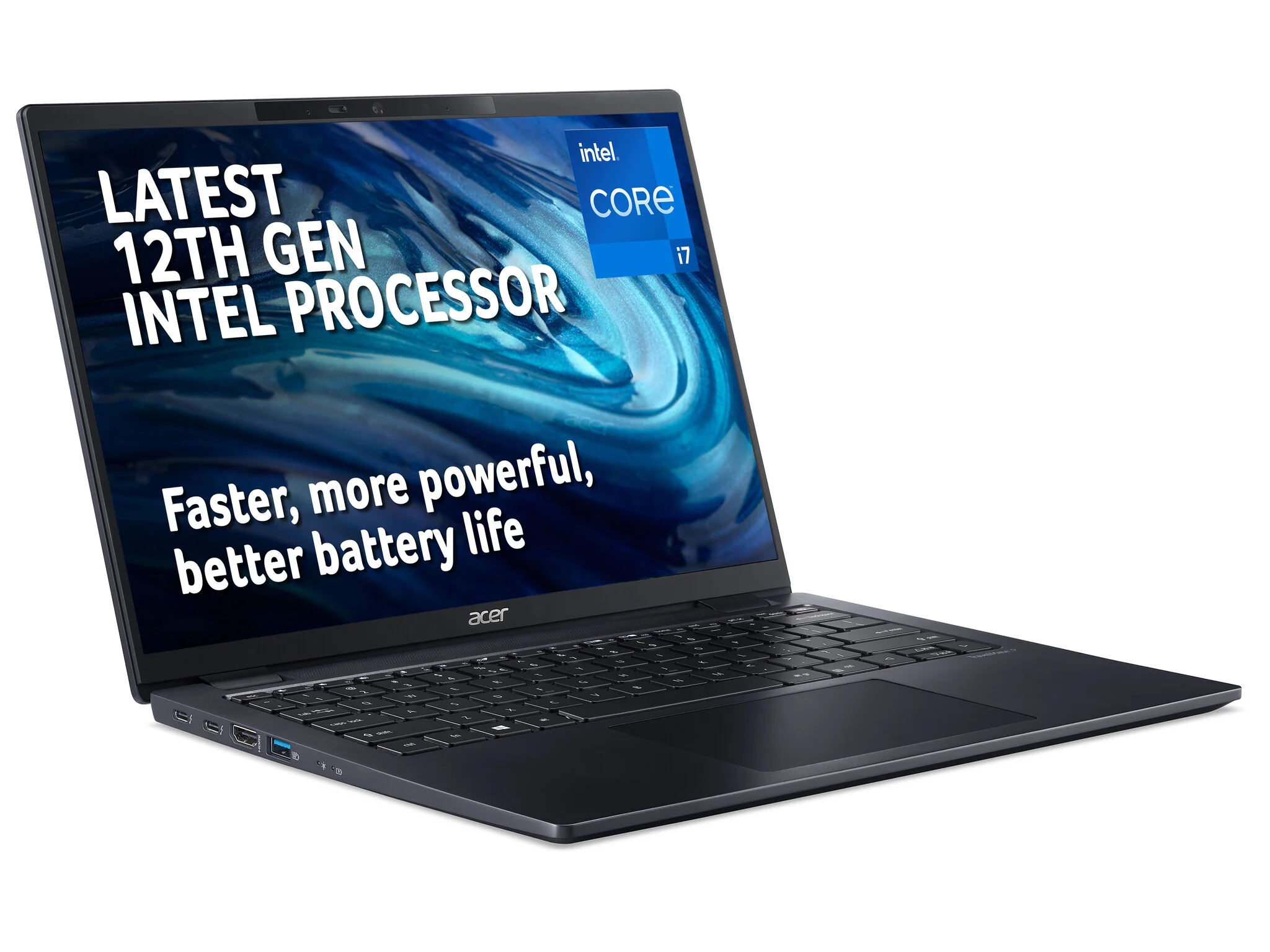 Acer TravelMate P6 Laptop - 35.6 cm (14") - Intel® Core™ i7-1165G7 - 16 GB LPDDR4x-SDRAM - 512 GB SSD - Wi-Fi 6 - Windows 11 Pro - Black