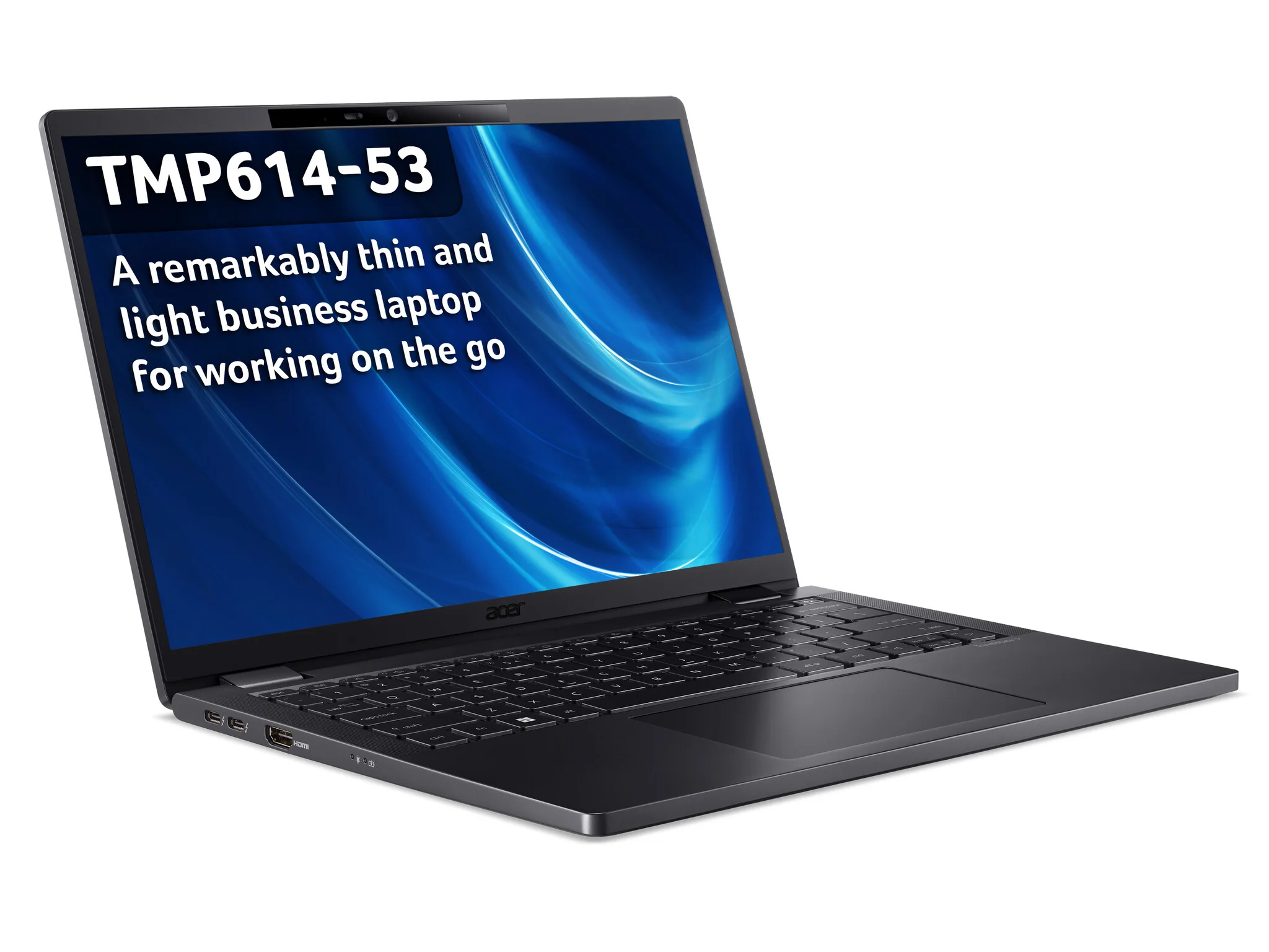 Acer TravelMate P6 TMP614-53 Laptop - 35.6 cm (14") - Intel® Core™ i7-1355U - 16 GB LPDDR5-SDRAM - 512 GB SSD - Wi-Fi 6E - Windows 11 Pro - Black - Image 11