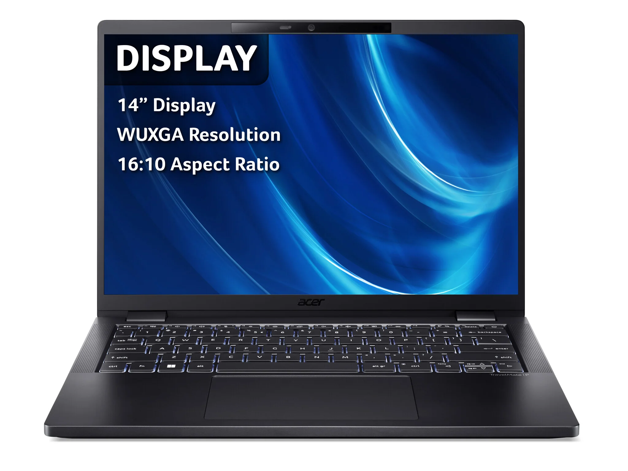 Acer TravelMate P6 TMP614-53 Laptop - 35.6 cm (14") - Intel® Core™ i7-1355U - 16 GB LPDDR5-SDRAM - 512 GB SSD - Wi-Fi 6E - Windows 11 Pro - Black - Image 13