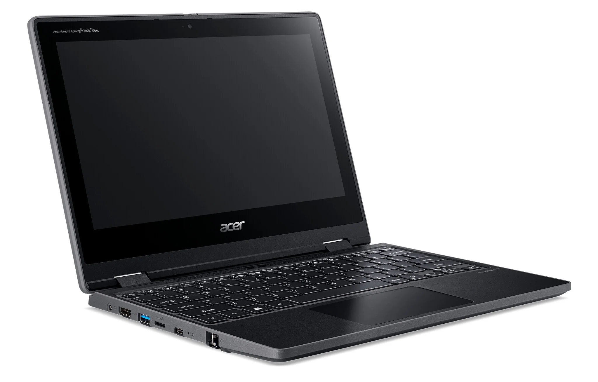 Acer TravelMate Spin B3 Hybrid (2-in-1) - 29.5 cm (11.6") - Touchscreen - Intel® Celeron® N6000 - 8 GB DDR4-SDRAM - 256 GB SSD - Wi-Fi 6 - Windows 11 Pro - Black