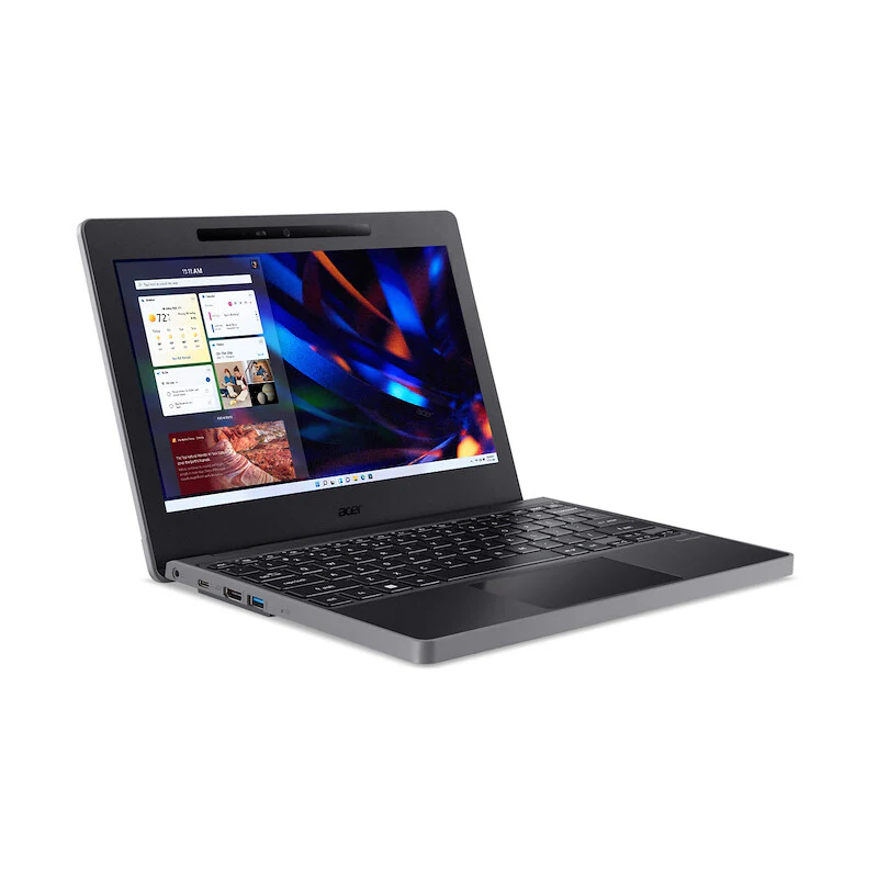 Acer TravelMate B3 Laptop - 29.5 cm (11.6") - Intel® N100 - 4 GB DDR5-SDRAM - 128 GB SSD - Wi-Fi 6E - Windows 11 Pro Education - Black - Image 2
