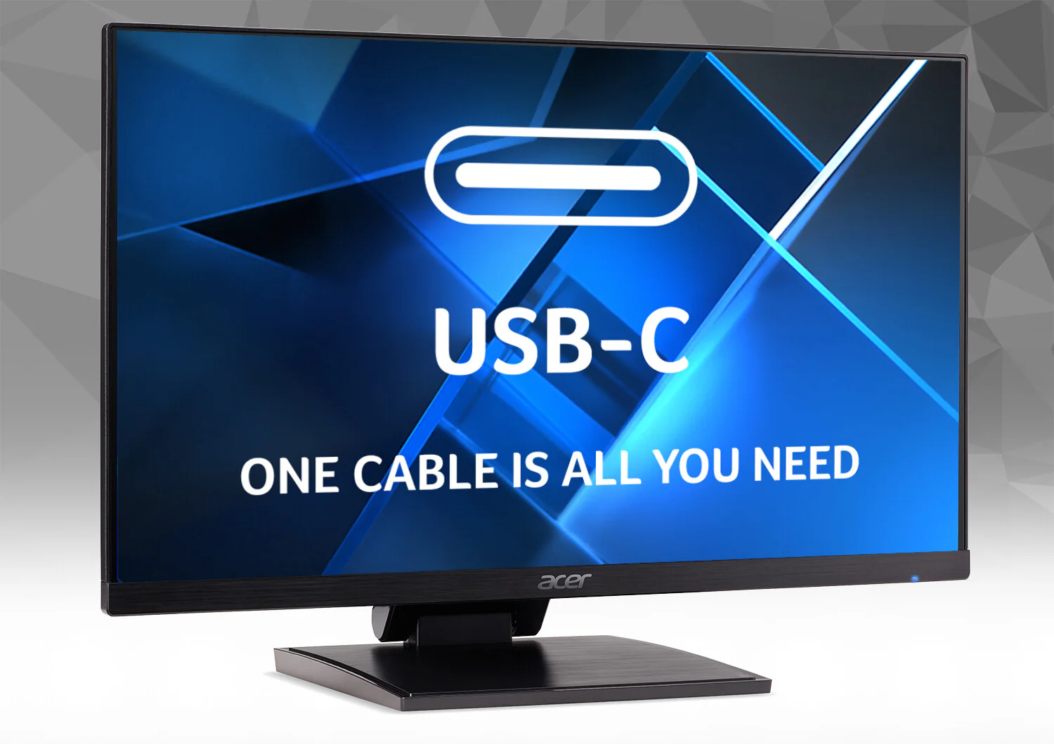 Acer UT1 UT241Y - 60.5 cm (23.8") - 1920 x 1080 pixels FHD LED Touchscreen Monitor - Image 2