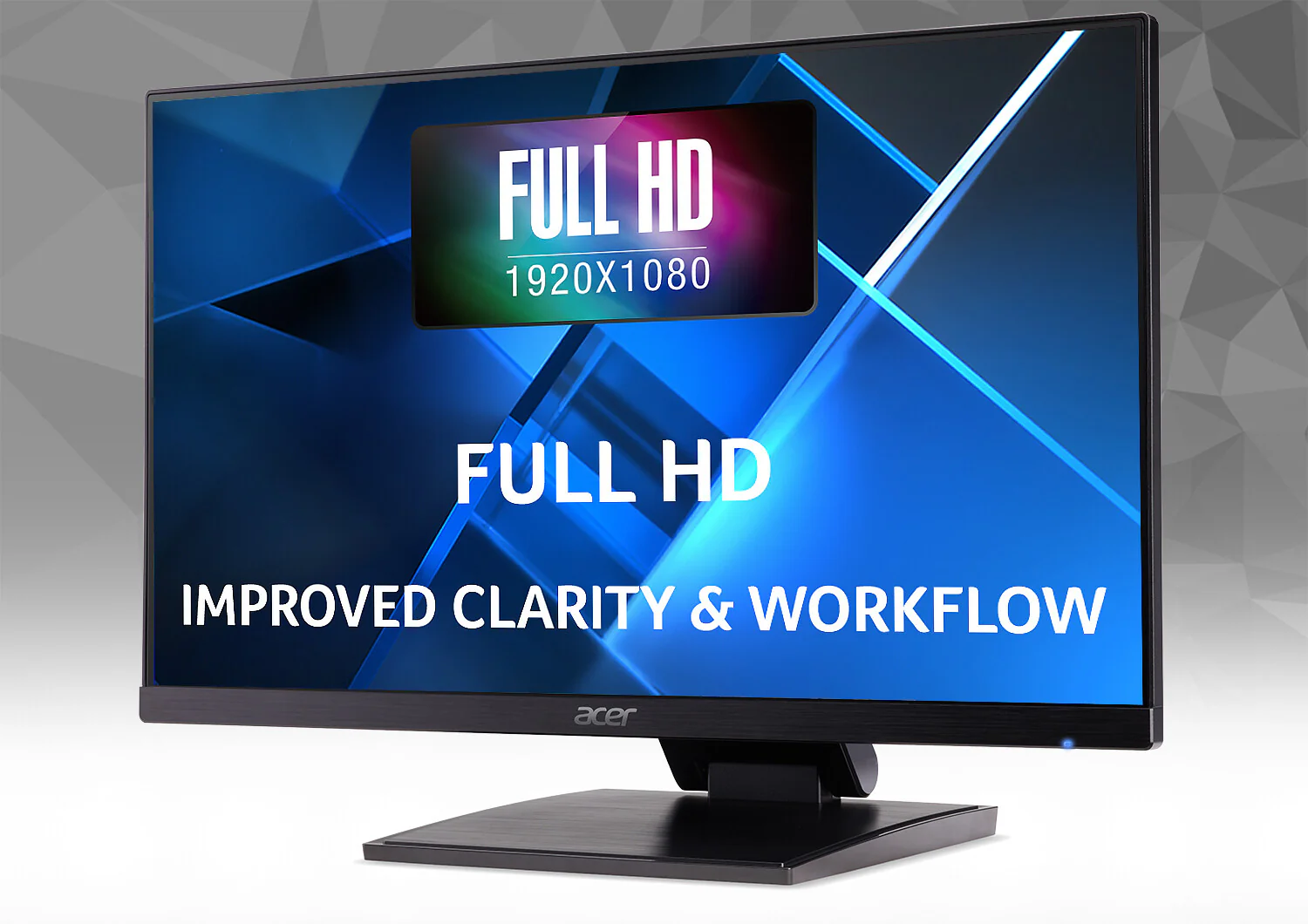 Acer UT1 UT241Y - 60.5 cm (23.8") - 1920 x 1080 pixels FHD LED Touchscreen Monitor - Image 3