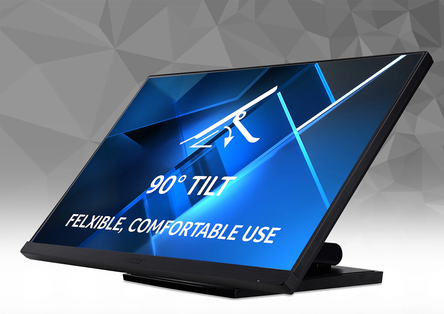 Acer UT1 UT241Y - 60.5 cm (23.8") - 1920 x 1080 pixels FHD LED Touchscreen Monitor - Image 5
