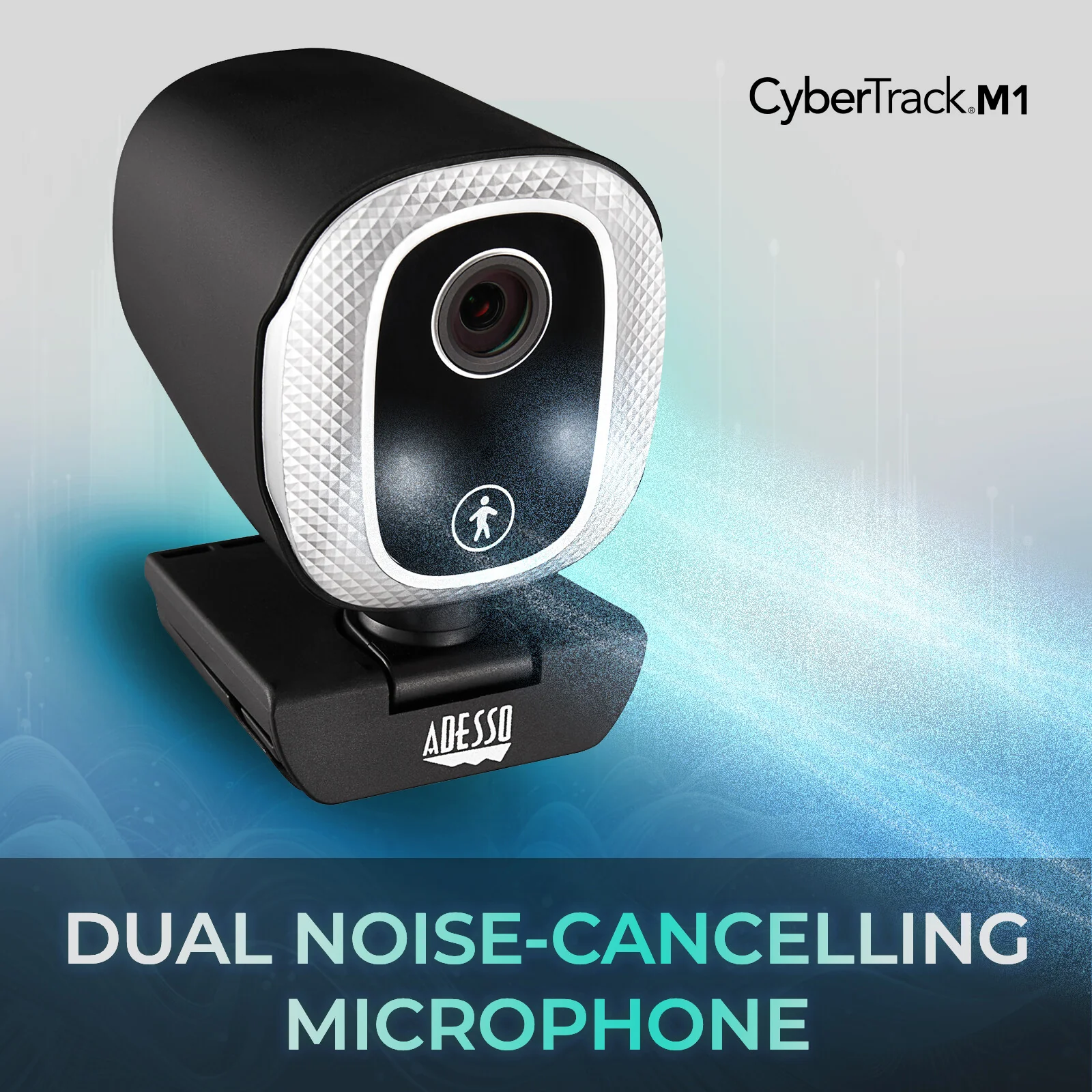 Adesso Cybertrack M1 - 1920 x 1080 pixels HD webcam - Image 2
