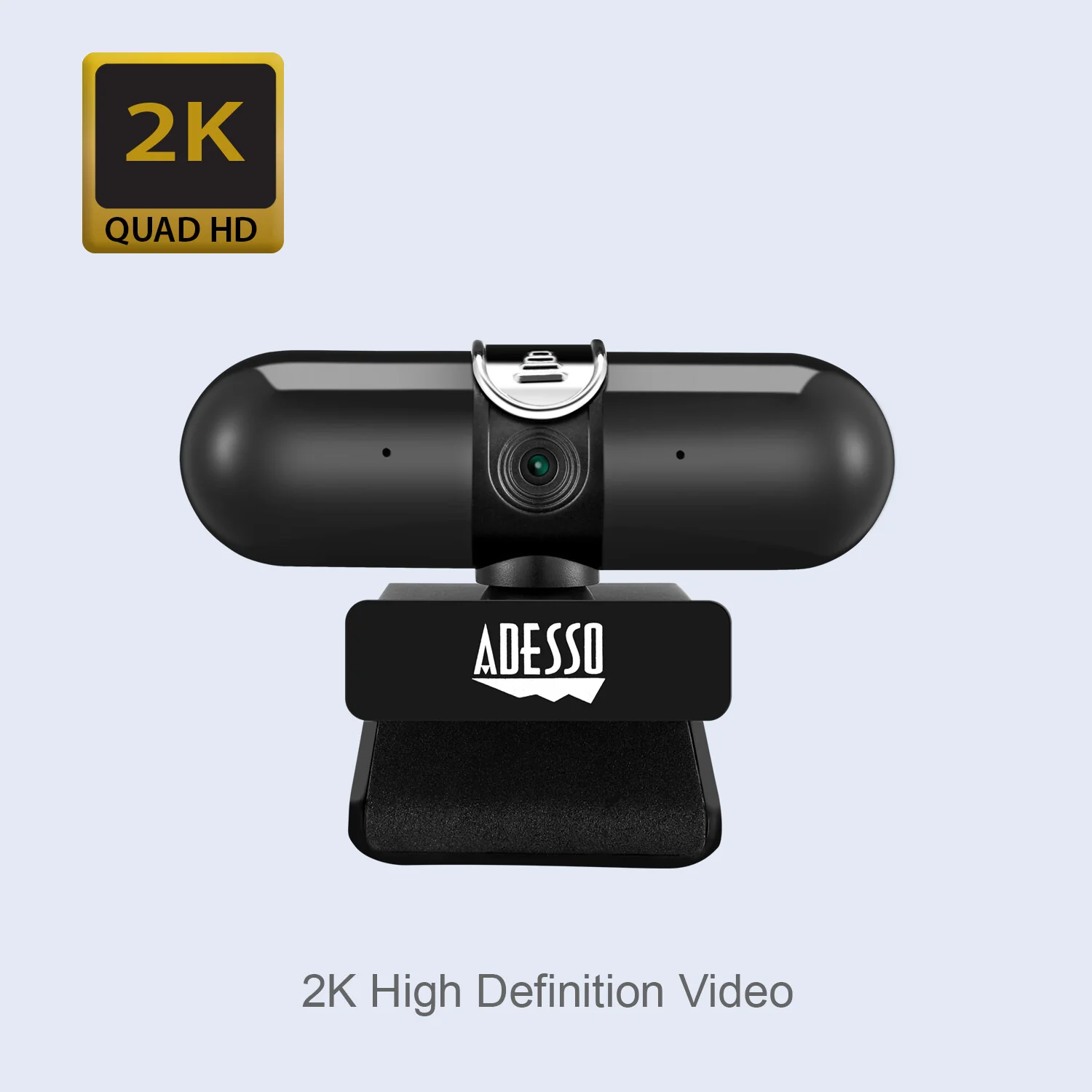 Adesso CyberTrack H7 - 4 MP 2560 x 1440p USB 2.0 webcam in Black - Image 12