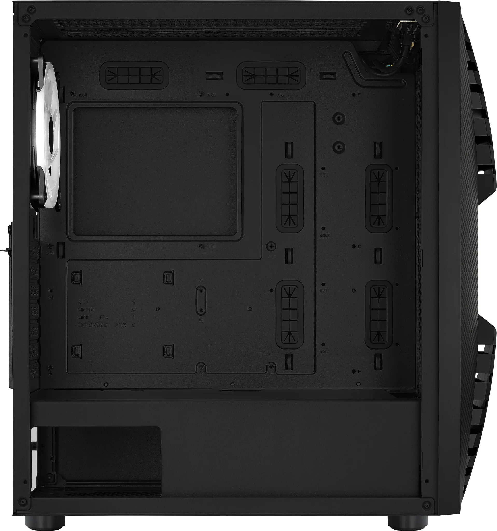 Aerocool Cronus - ATX Mid Tower Case in Black - Image 9
