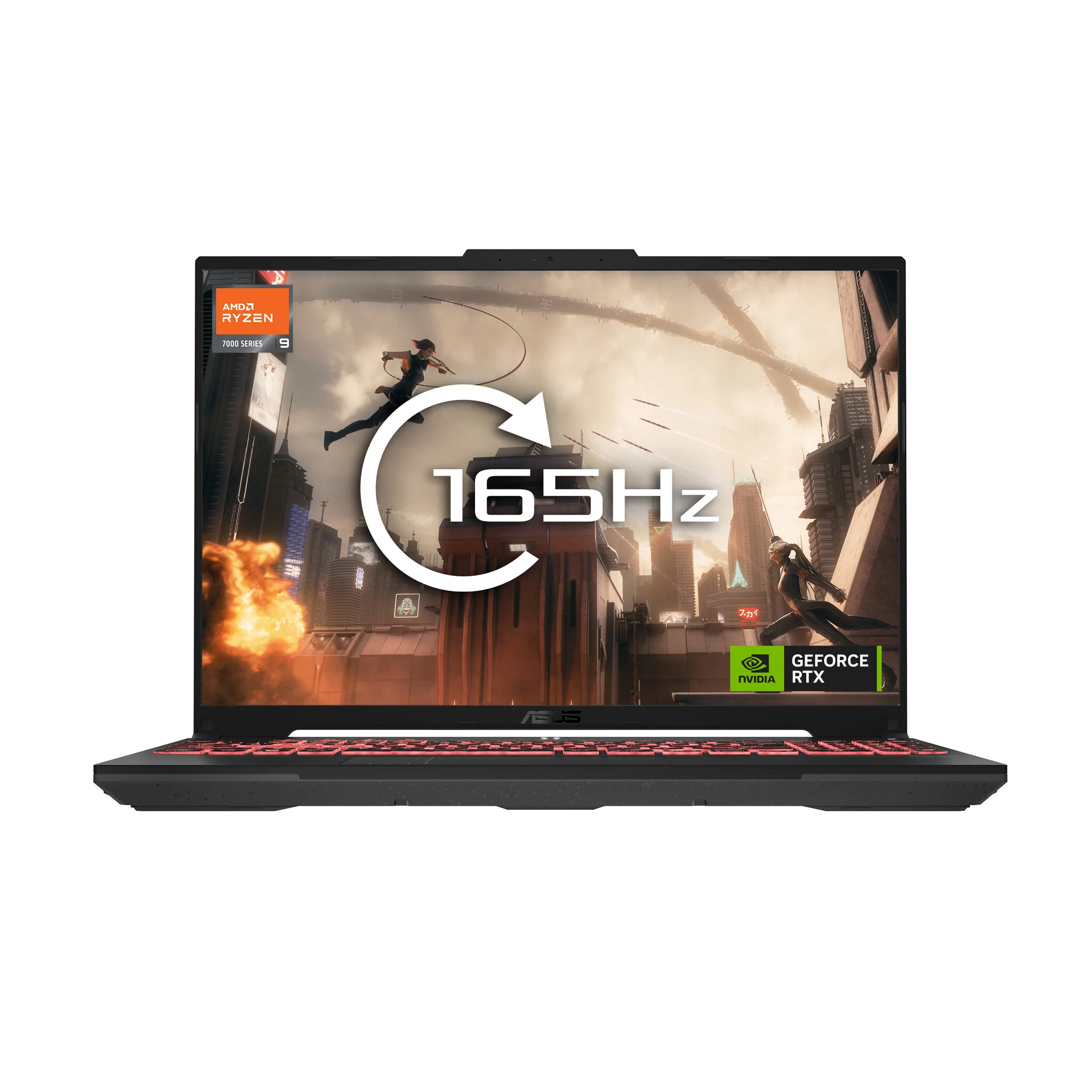 ASUS TUF Gaming A16 Laptop - 40.6 cm (16") - AMD Ryzen™ 9 7845HX - 16 GB DDR5-SDRAM - 1 TB SSD - NVIDIA GeForce RTX 4060 - Wi-Fi 6 - Windows 11 Home - Grey - Image 9