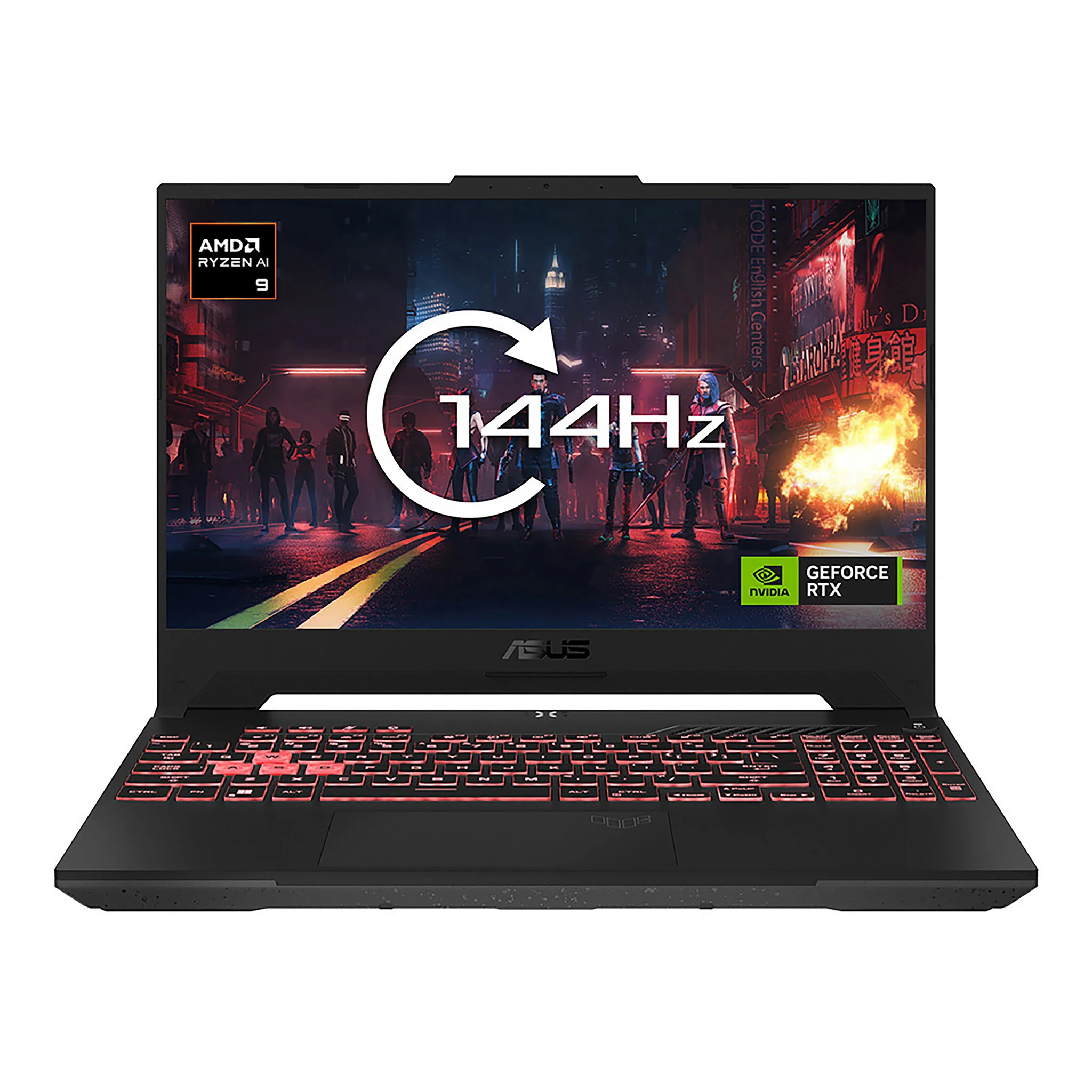 ASUS TUF Gaming A15 Laptop - 39.6 cm (15.6") - AMD Ryzen™ 9 8945H - 16 GB DDR5-SDRAM - 1 TB SSD - NVIDIA GeForce RTX 4060 - Wi-Fi 6 - Windows 11 Home - Grey