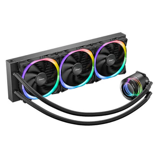 Antec VORTEX 360 ARGB - All-in-one Liquid Processor Cooler in Black - 360mm - Image 3