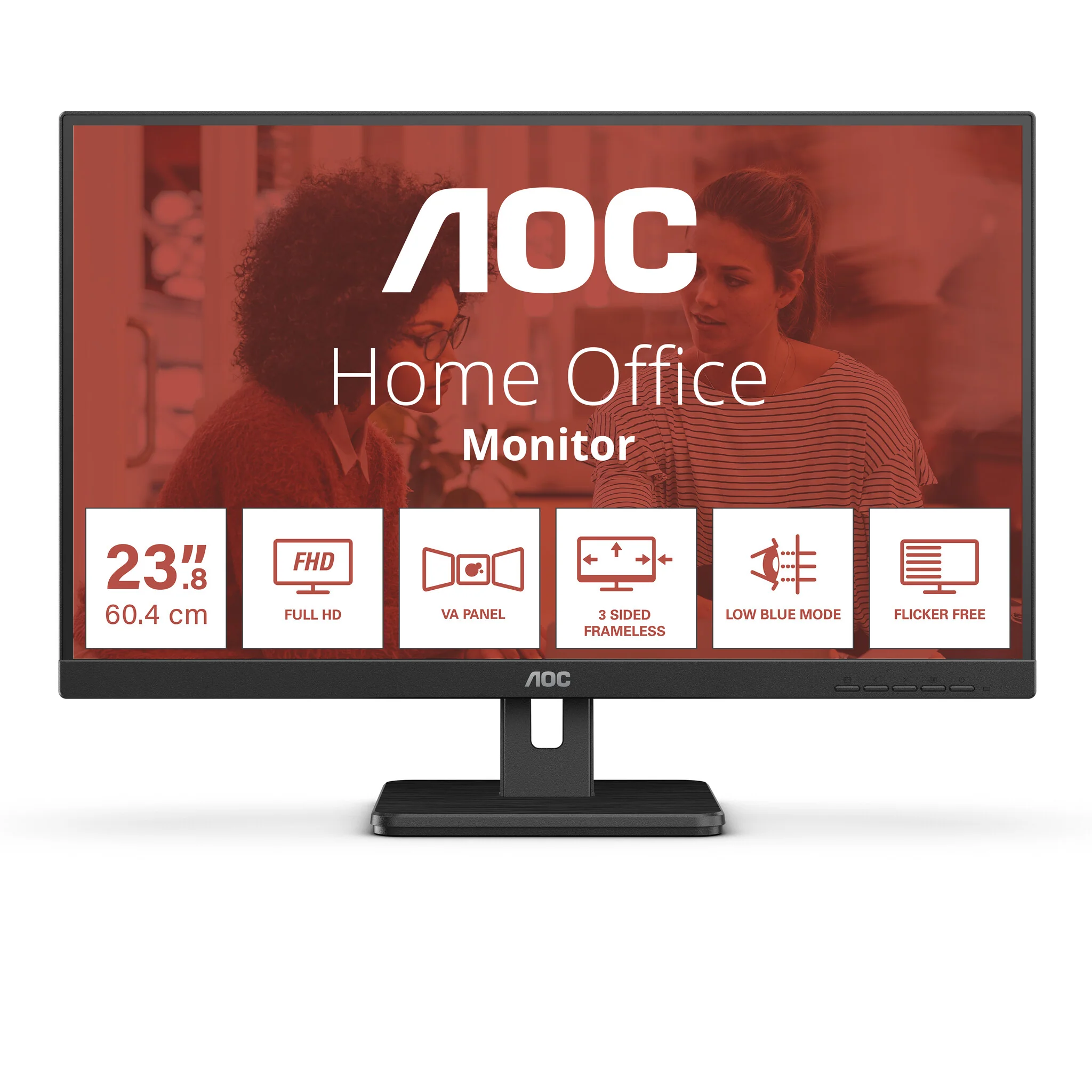 AOC 24E3UM - 61 cm (24") - 1920 x 1080 pixels FHD Monitor