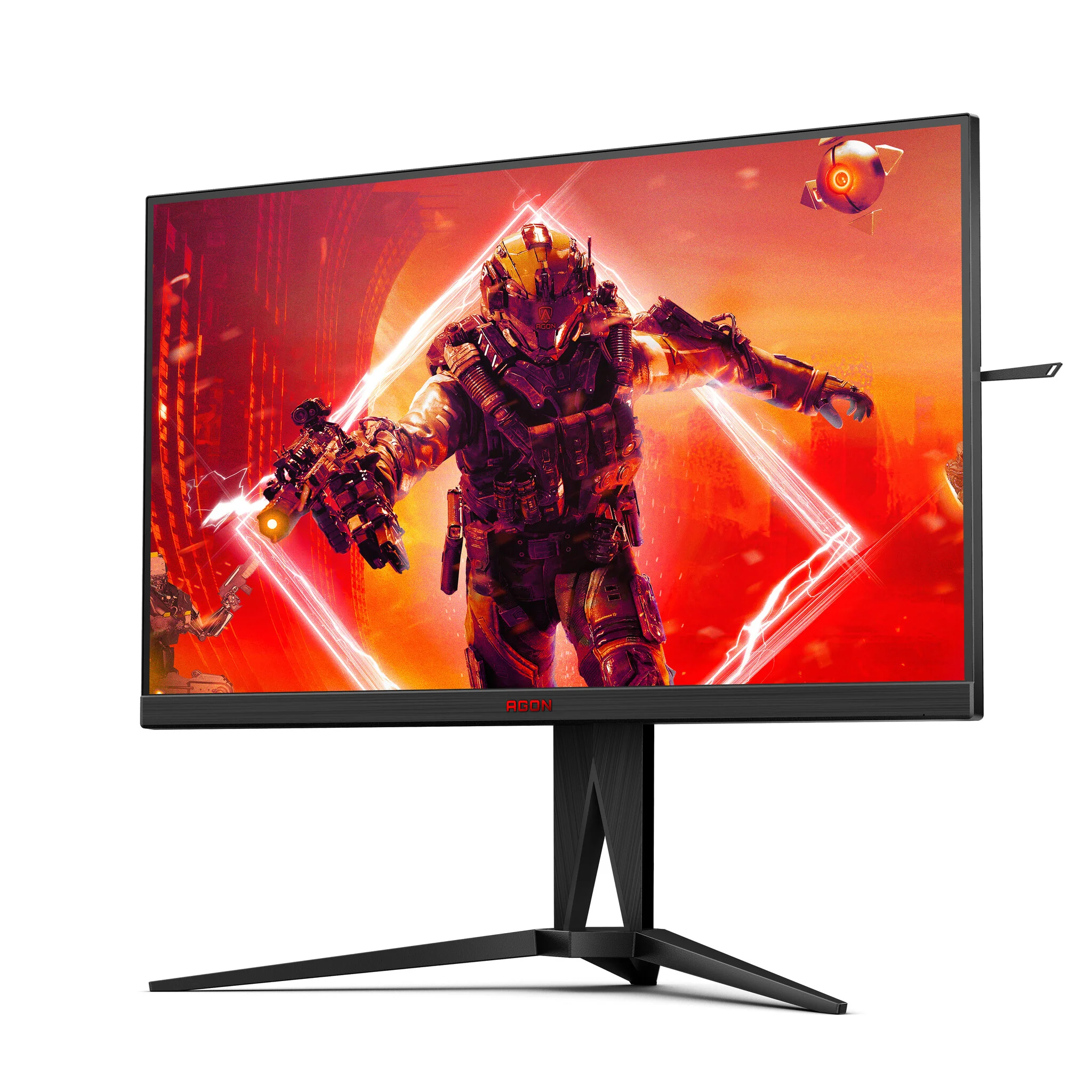 AOC AGON 5 AG275QZN/EU computer monitor 68.6 cm (27") 2560 x 1440 pixels Quad HD Black, Red - Image 3