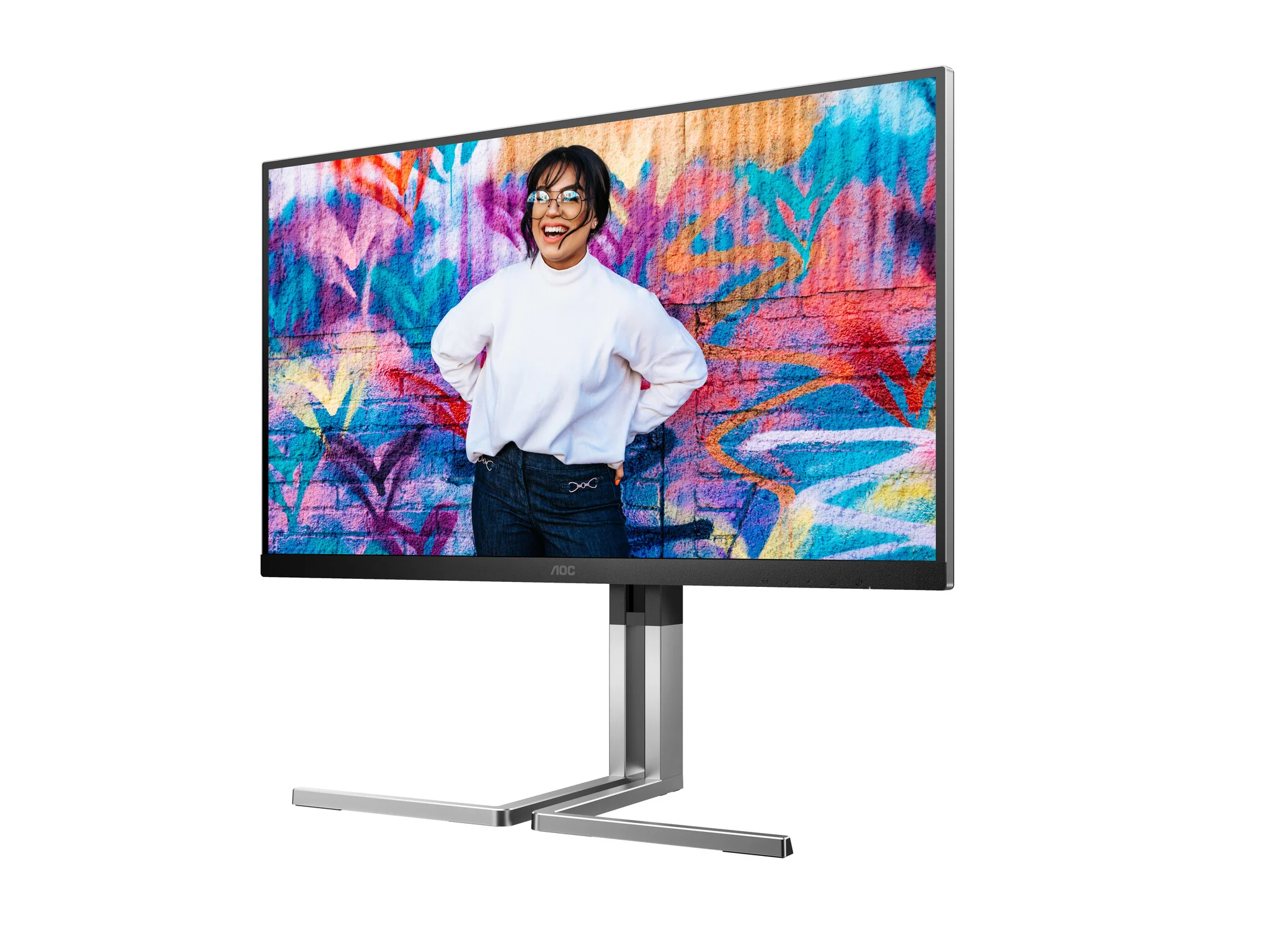 AOC Q27U3CV - 68.6 cm (27") - 2560 x 1440 pixels 4K UHD LCD Monitor - Image 2