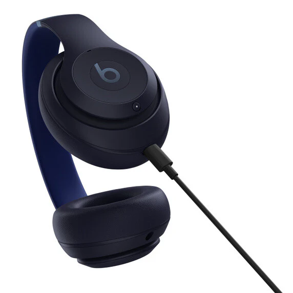 Apple Beats Studio Pro - USB Type-C Wired & Wireless Bluetooth Headset in Navy - Image 5