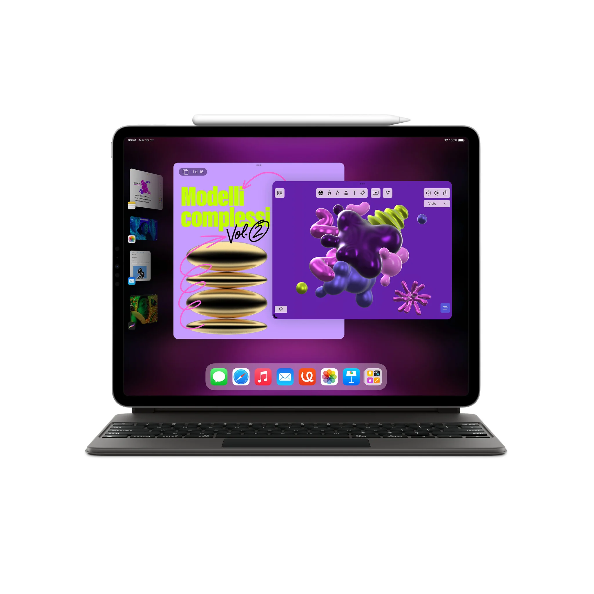 Apple iPad Pro 5G - LTE - 128 GB - 27.9 cm (11") - 8 GB - Wi-Fi 6E - iPadOS 16 - Grey - Image 5