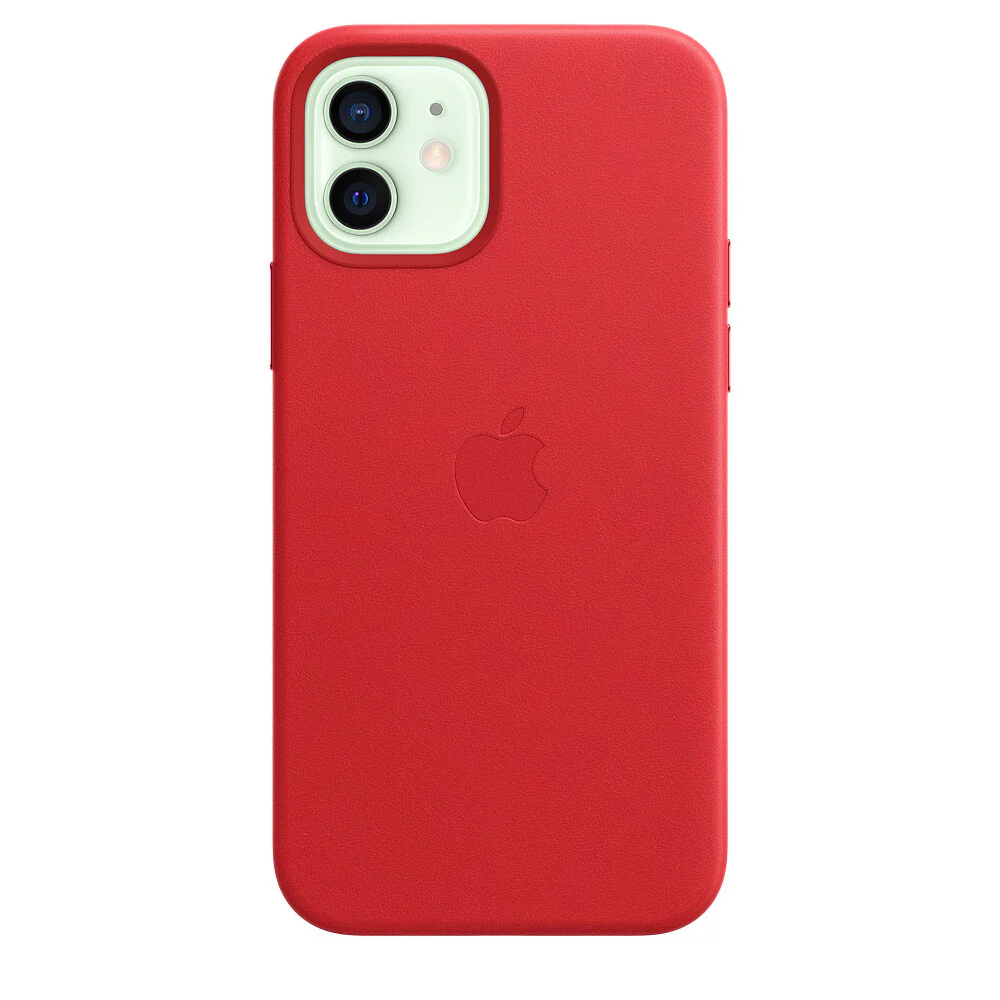 Apple MHKD3ZM/A - Leather Case with MagSafe for iPhone 12 / 12 Pro  in (PRODUCT)RED - Image 2