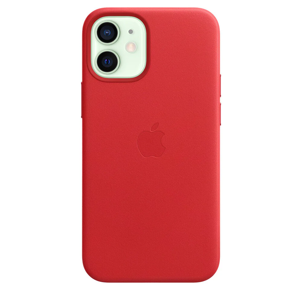 Apple MHK73ZM/A - Leather Case with MagSafe for iPhone 12 mini in (PRODUCT)RED - Image 2
