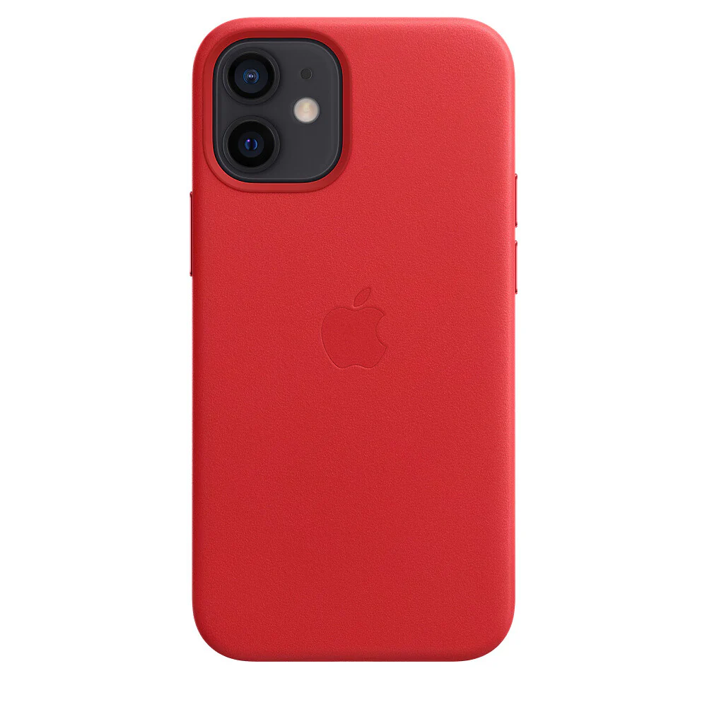 Apple MHK73ZM/A - Leather Case with MagSafe for iPhone 12 mini in (PRODUCT)RED - Image 5