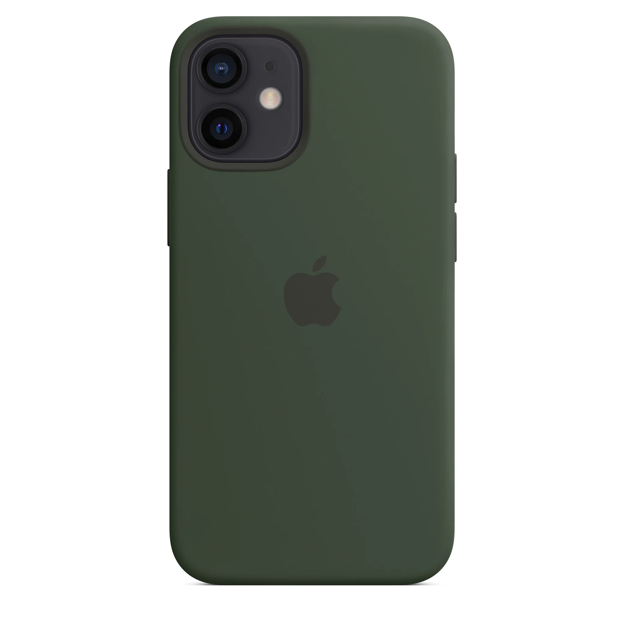 Apple iPhone 12 mini Silicone Case with MagSafe in Cypress Green - Image 5