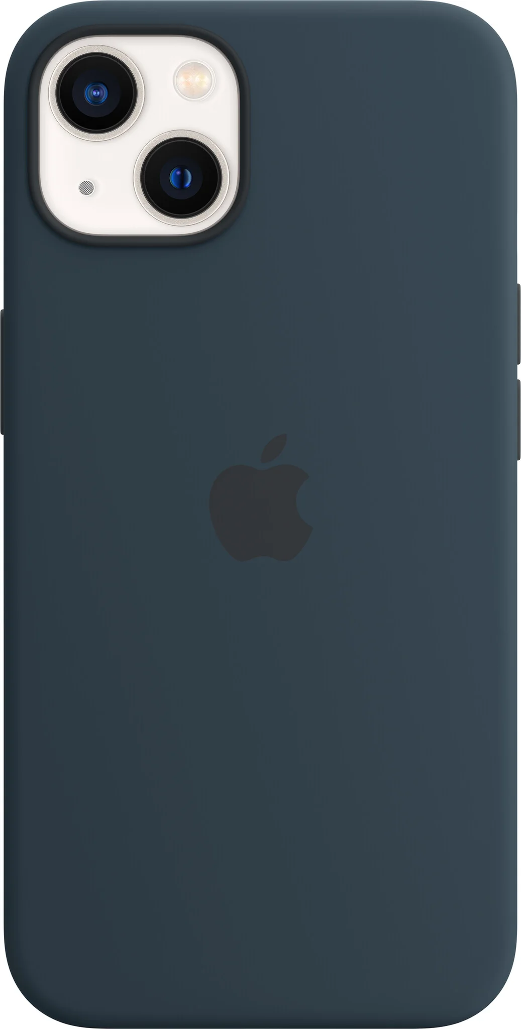 Silicone Case with MagSafe for iPhone 13 in Abyss Blue - Image 2