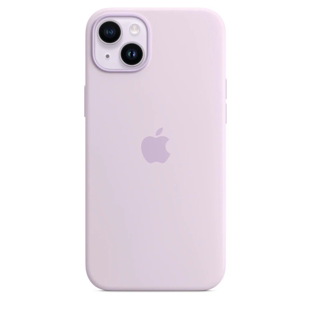 Apple Silicone Case for iPhone 14 Plus with MagSafe in Lilac - Image 2