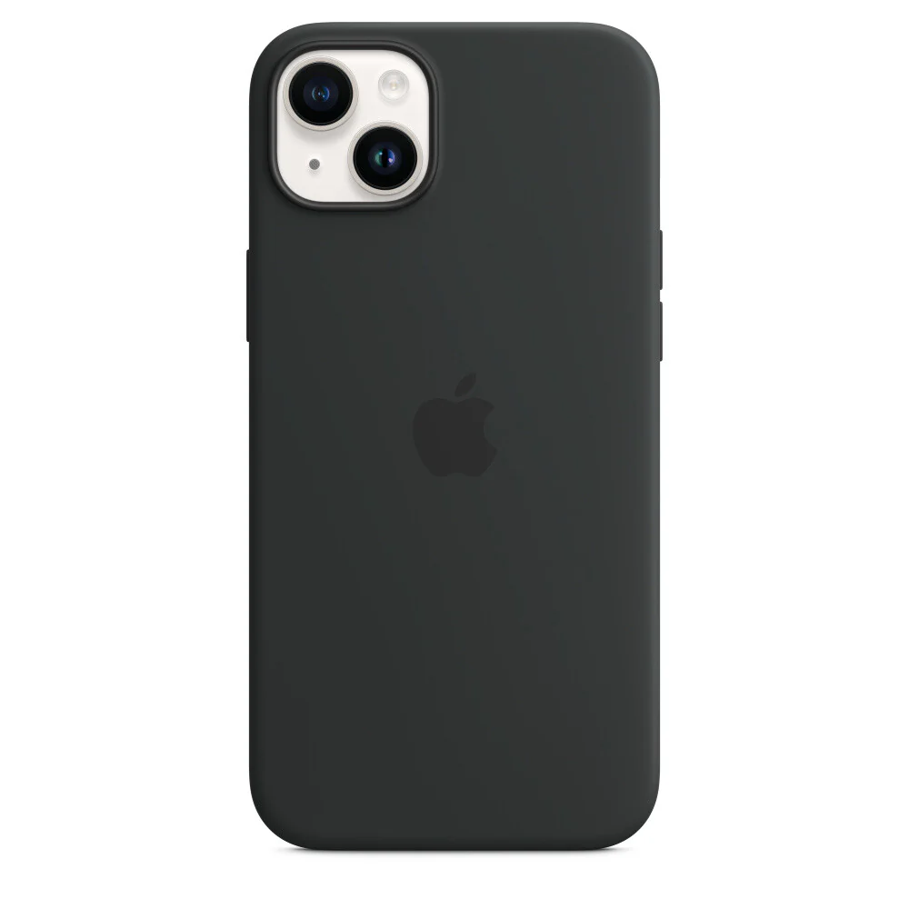 Apple iPhone 14 Plus Silicone Case with MagSafe in Midnight - Image 4