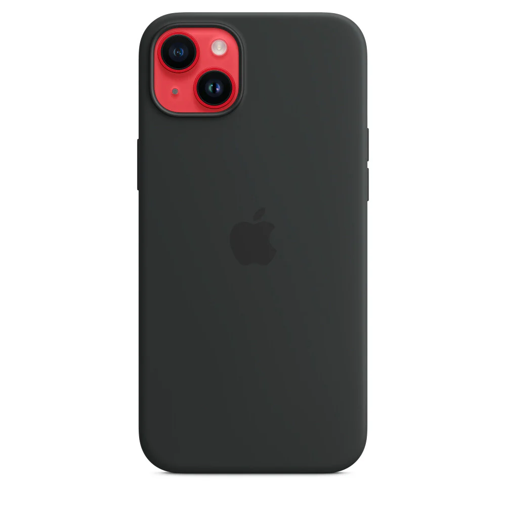 Apple iPhone 14 Plus Silicone Case with MagSafe in Midnight - Image 5