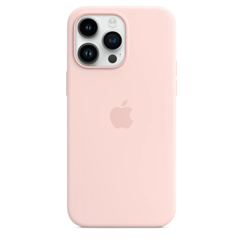 Apple MPTT3ZM/A - Silicone Case with MagSafe for iPhone 14 Pro Max in Chalk Pink - Image 3