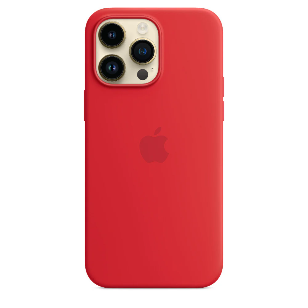 Apple MPTR3ZM/A - Silicone Case with MagSafe for iPhone 14 Pro Max in (PRODUCT)RED - Image 2