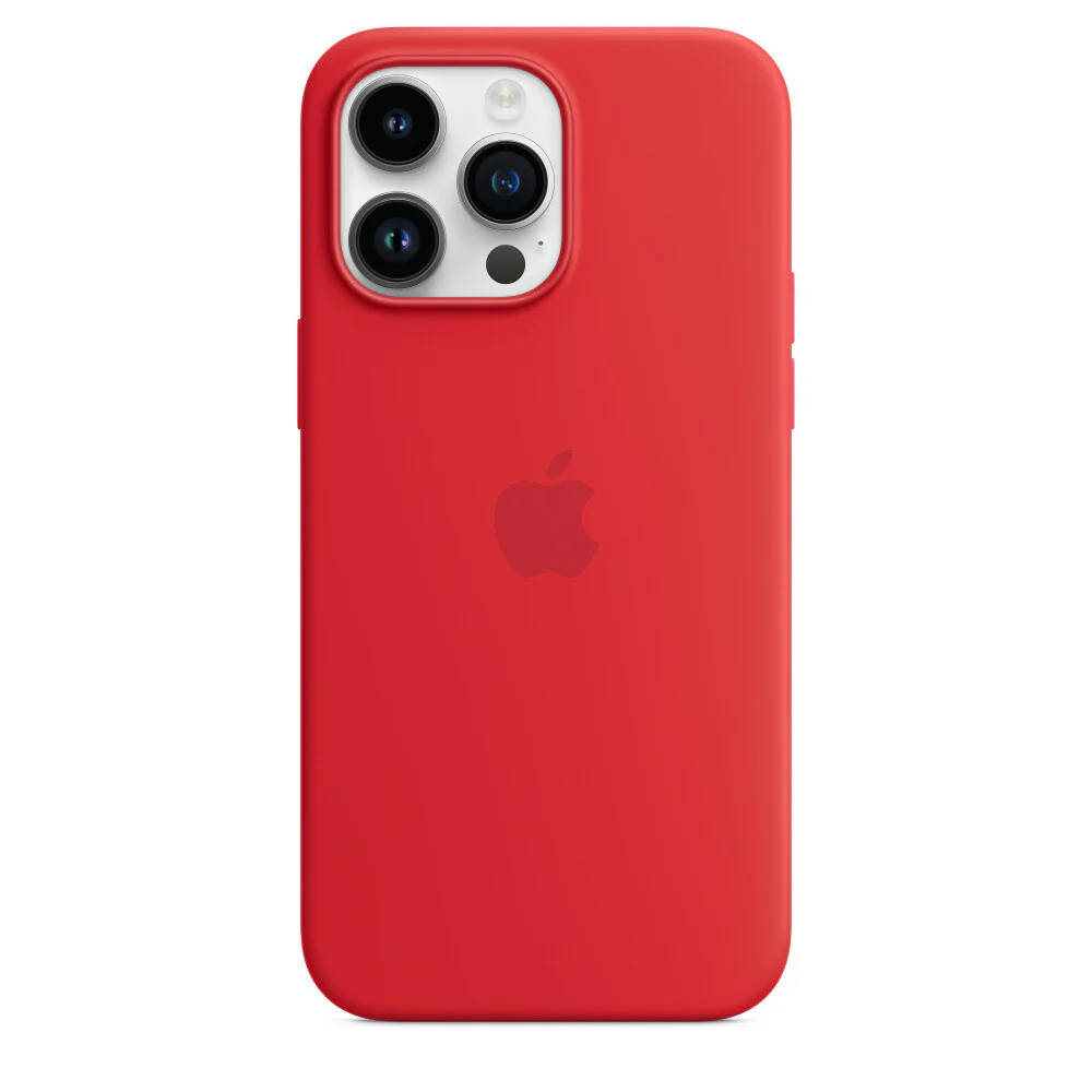 Apple MPTR3ZM/A - Silicone Case with MagSafe for iPhone 14 Pro Max in (PRODUCT)RED - Image 4