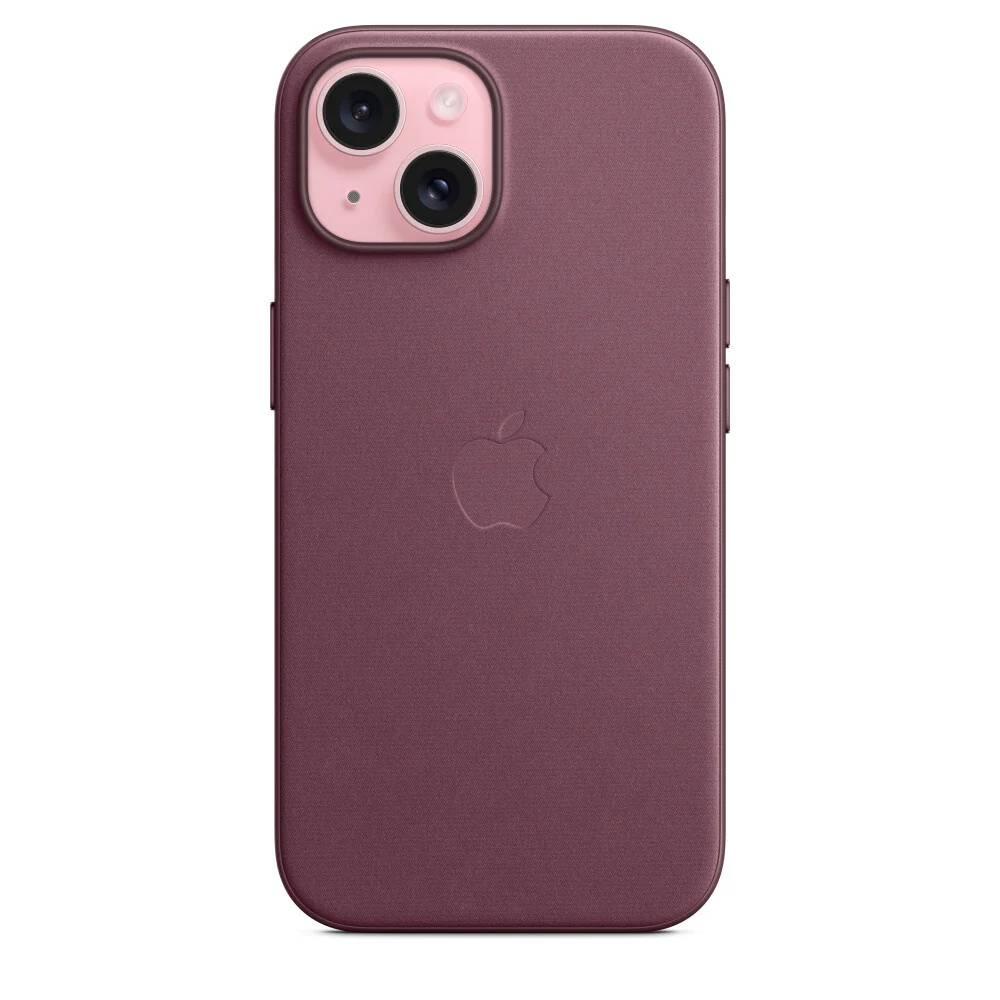 Apple MT3E3ZM/A - FineWoven Case with MagSafe for iPhone 15 in Mulberry - Image 2