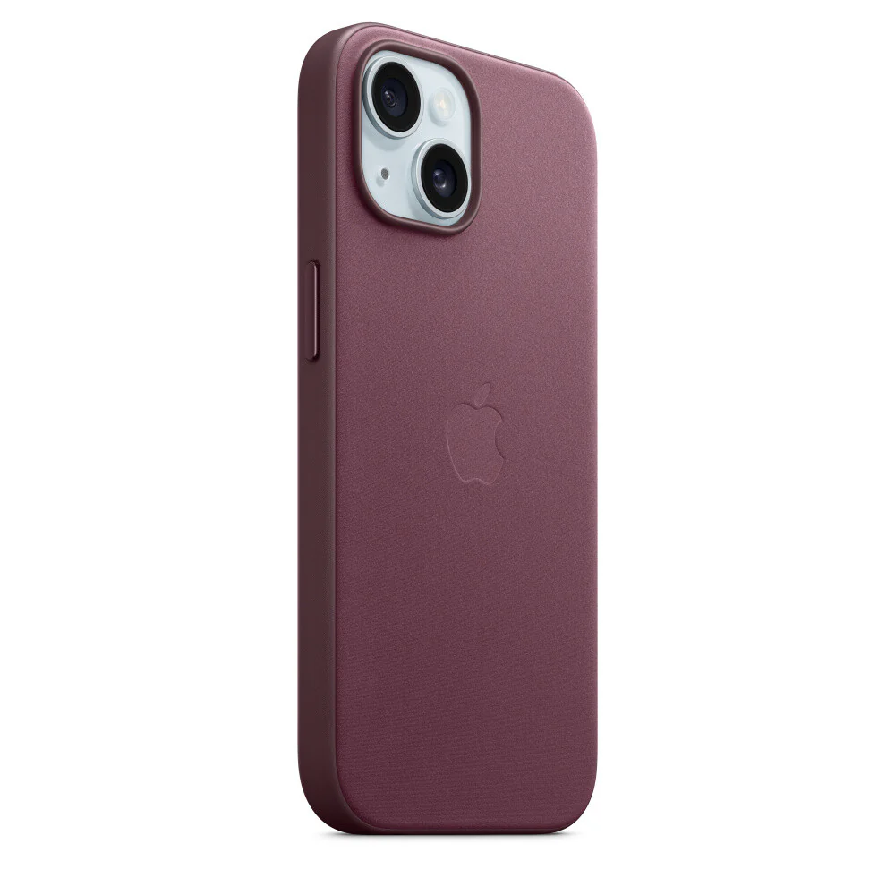 Apple MT3E3ZM/A - FineWoven Case with MagSafe for iPhone 15 in Mulberry - Image 6