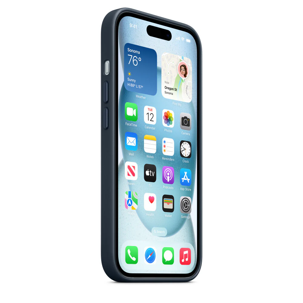 Apple iPhone 15 Case with MagSafe in Pacific Blue - Image 7