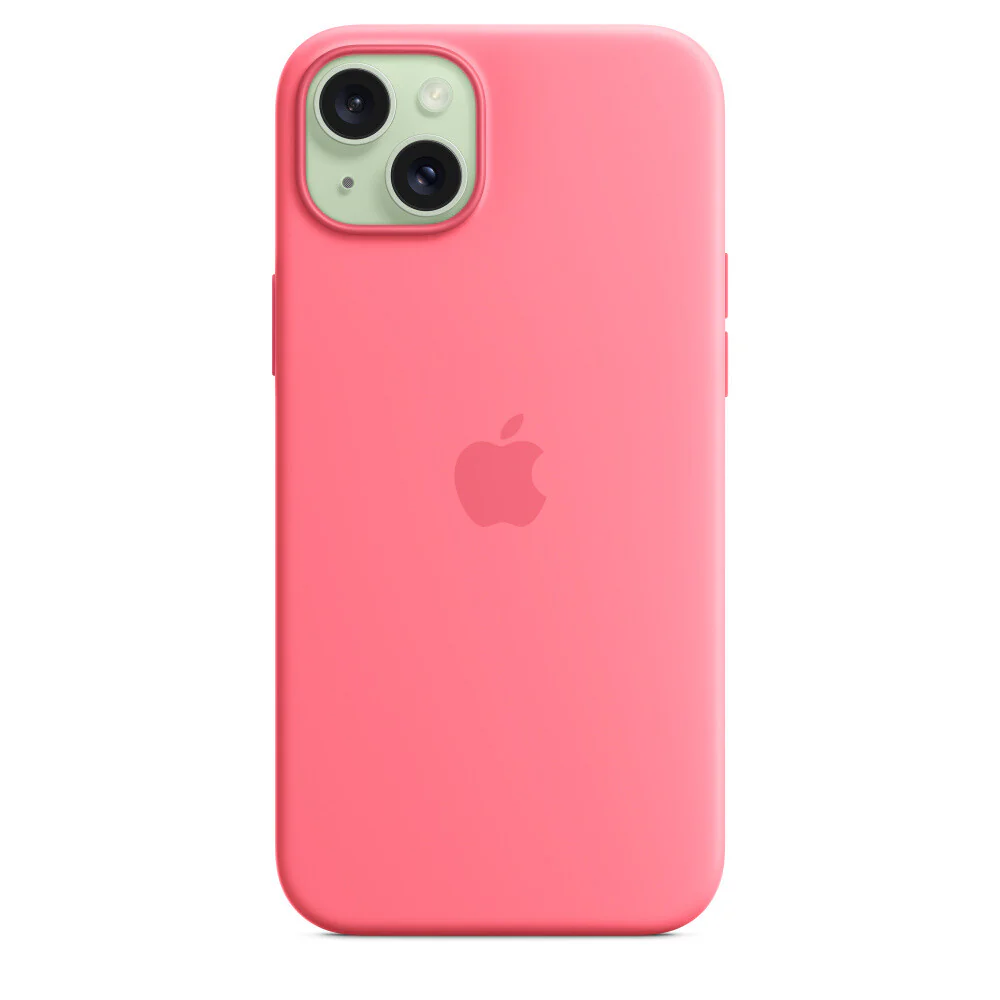 Apple MWNE3ZM/A - Silicone Case with MagSafe for iPhone 15 Plus in Pink - Image 4