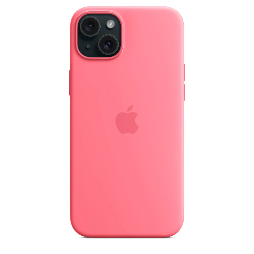 Apple MWNE3ZM/A - Silicone Case with MagSafe for iPhone 15 Plus in Pink - Image 5
