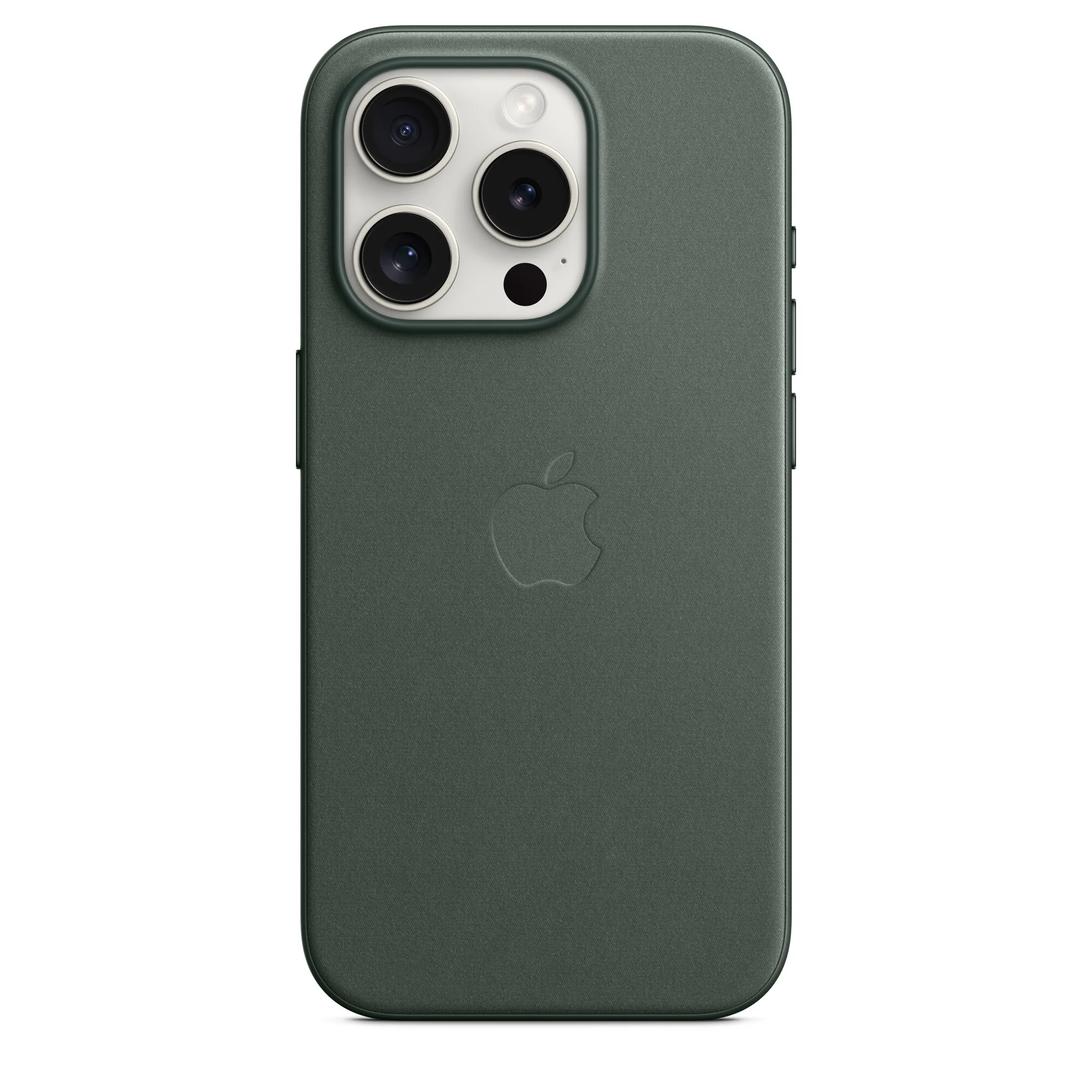 Apple MT4U3ZM/A - FineWoven Case with MagSafe for iPhone 15 Pro in Evergreen - Image 3