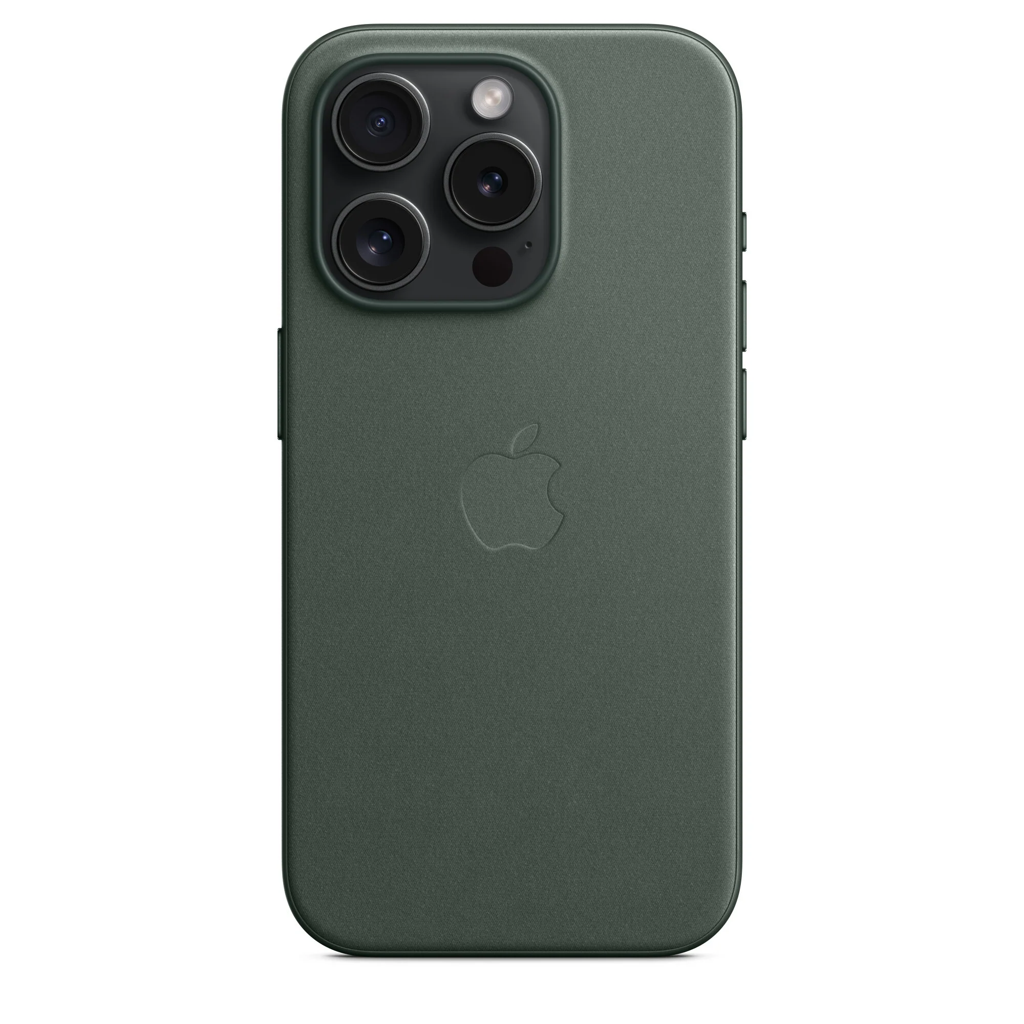 Apple MT4U3ZM/A - FineWoven Case with MagSafe for iPhone 15 Pro in Evergreen - Image 4