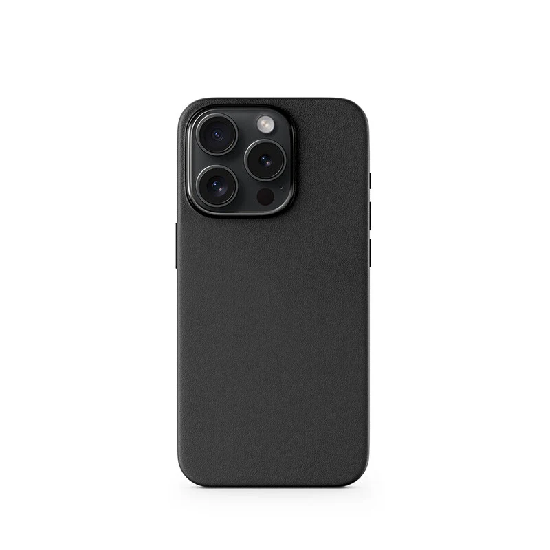 Epico Mag+ Leather Case for iPhone 15 in Black - Image 3