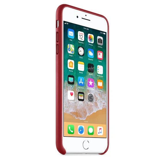Apple MQHN2ZE/A - Leather Case for iPhone 8 Plus / 7 Plus in (PRODUCT)RED - Image 4