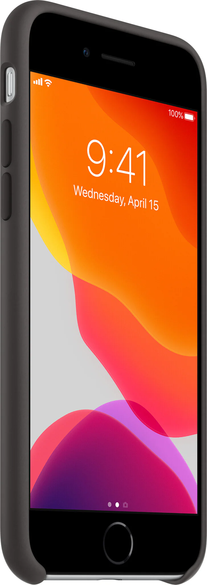 Apple iPhone SE Silicone Case in Midnight - Image 4