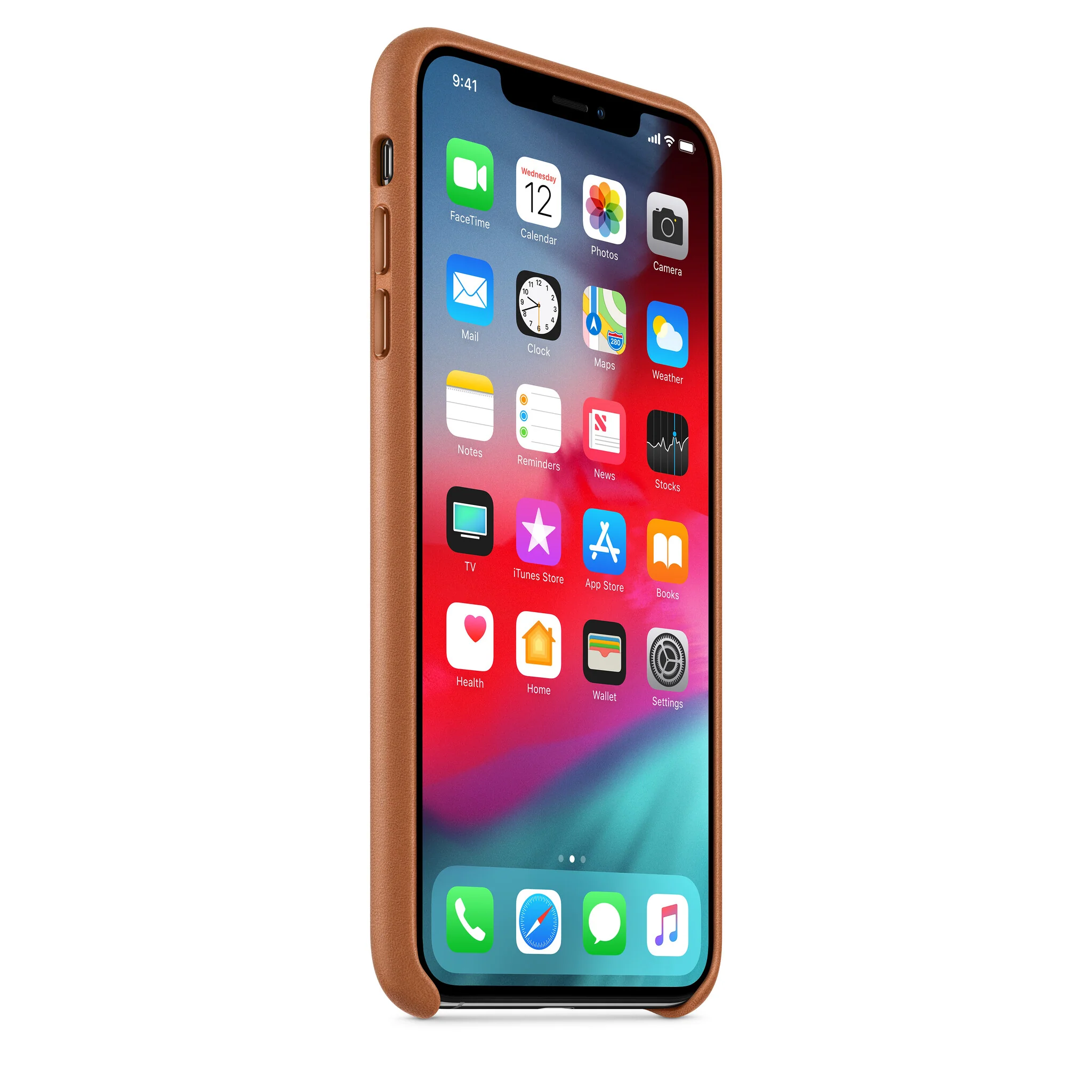 Apple mobile phone case for iPhone XS Max in Brown - Image 5