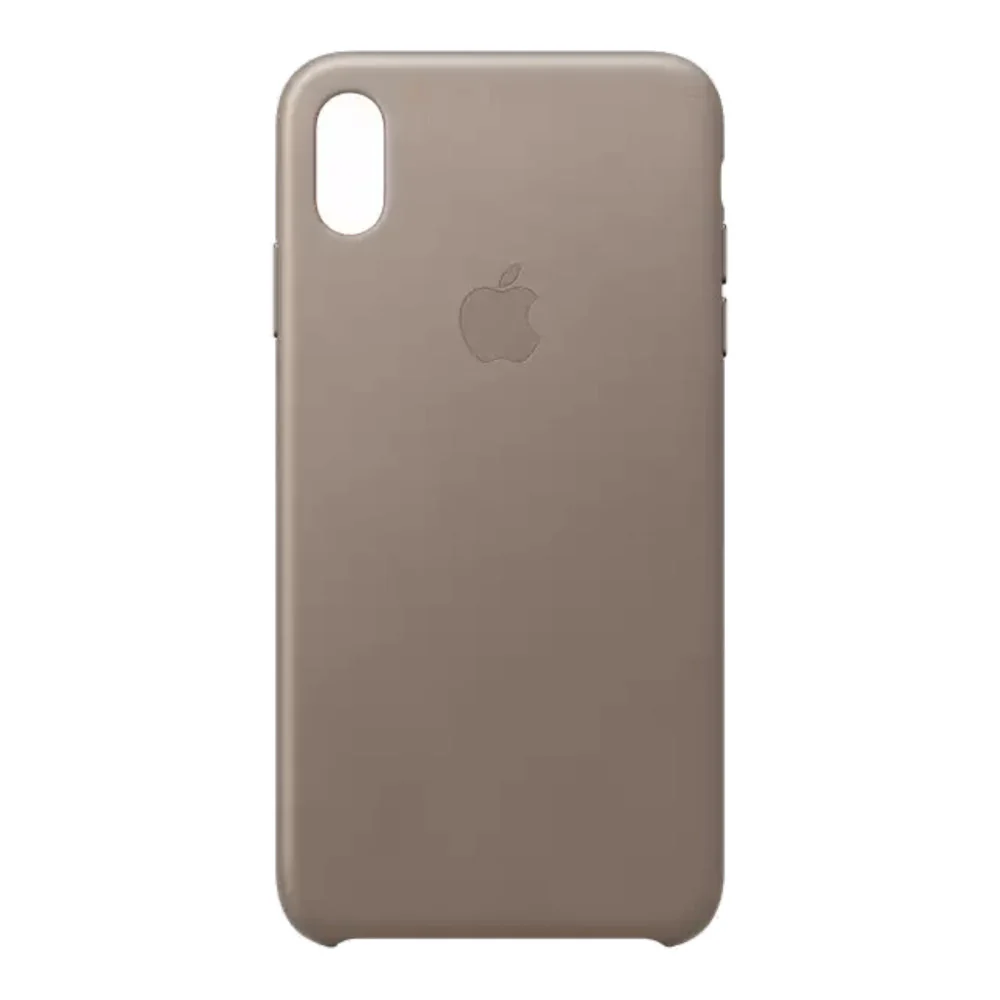 Apple iPhone XS Max Leather Case - Taupe
