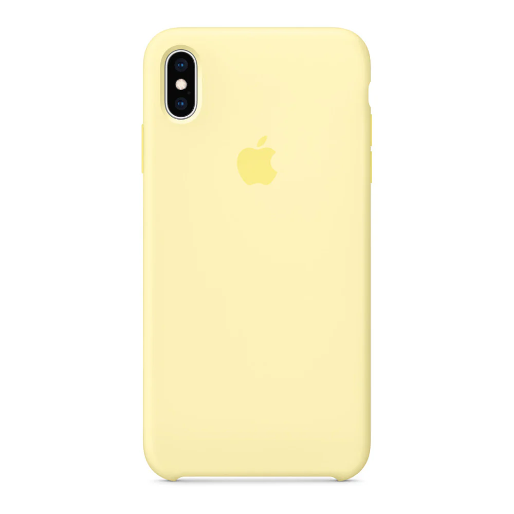 Apple iPhone XS Max Silicone Case - Mellow Yellow