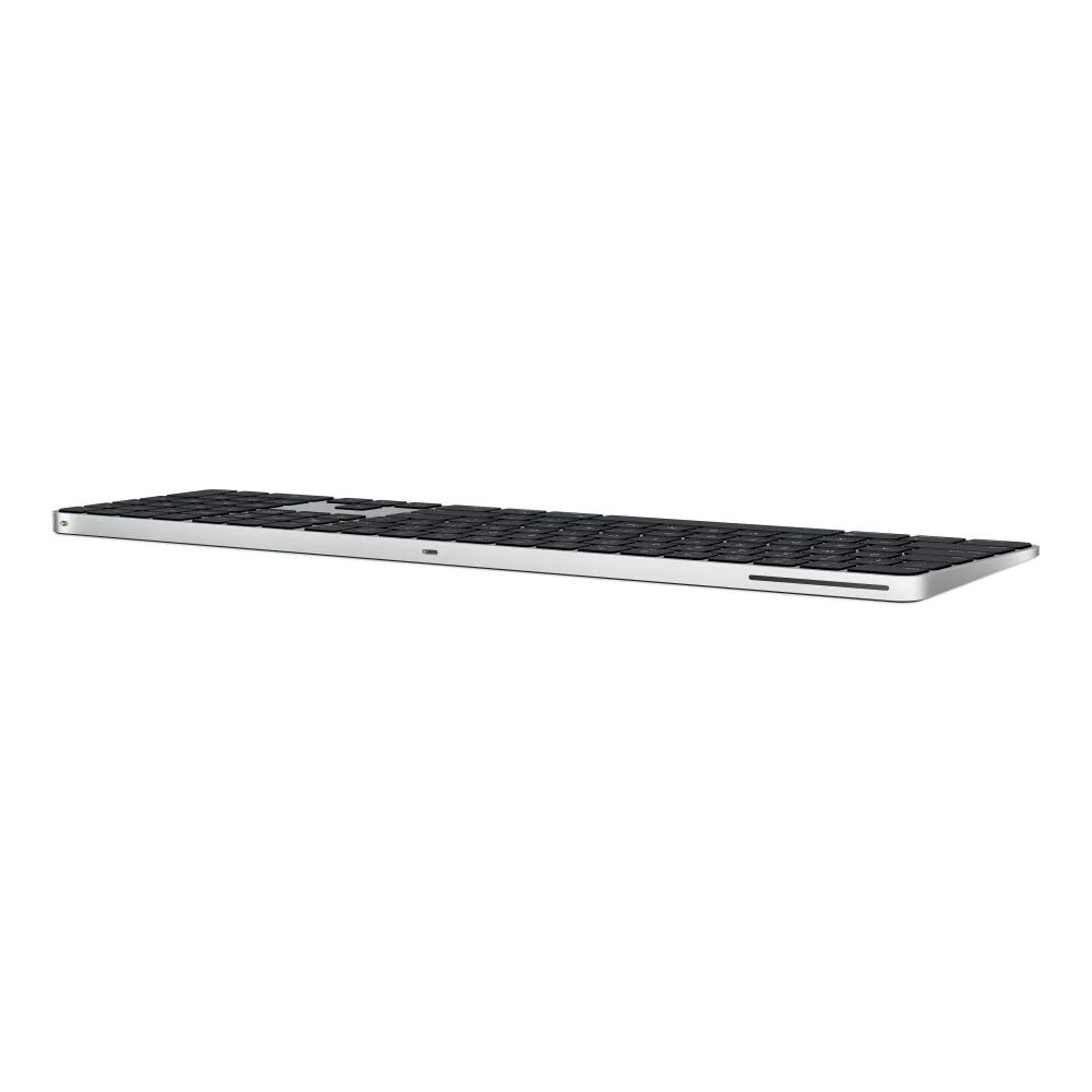Apple Magic - USB Wired + Bluetooth Keyboard in Black / Silver (QWERTZ Swiss) - Image 3