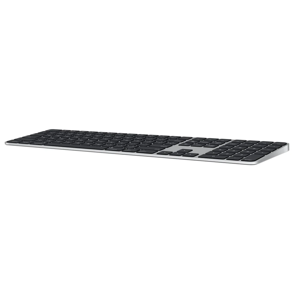 Apple Magic - USB Wired + Bluetooth Keyboard in Black / Silver (QWERTZ Swiss) - Image 4